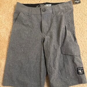 Volcom boys Gray Cargo Shorts